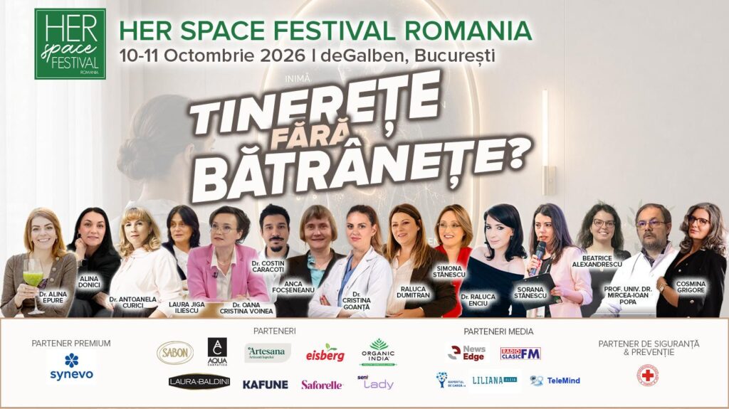 Partenerii care fac posibil HER SPACE FESTIVAL ROMANIA – TINEREȚE FĂRĂ BĂTRÂNEȚE?